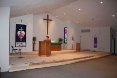 First Church Service in New Sanctuary